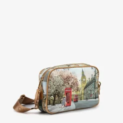 Borsa Donna Y NOT a Tracolla YES-310 Stampa English Rose