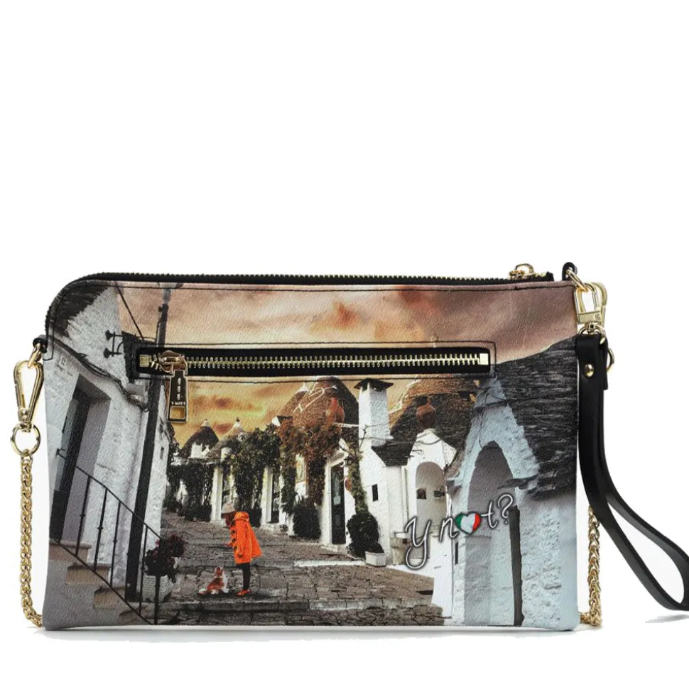 Borsa Donna Y NOT Pochette con Tracolla YES-303 Life in Trulli