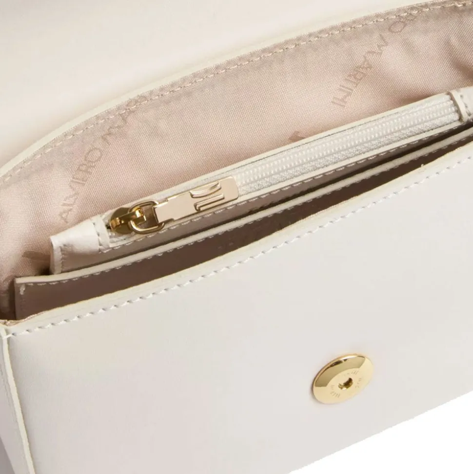 Borsa Mini a Tracolla 1A Classe Alviero Martini linea Geo Summer Feeling in Pelle Bianca LC88