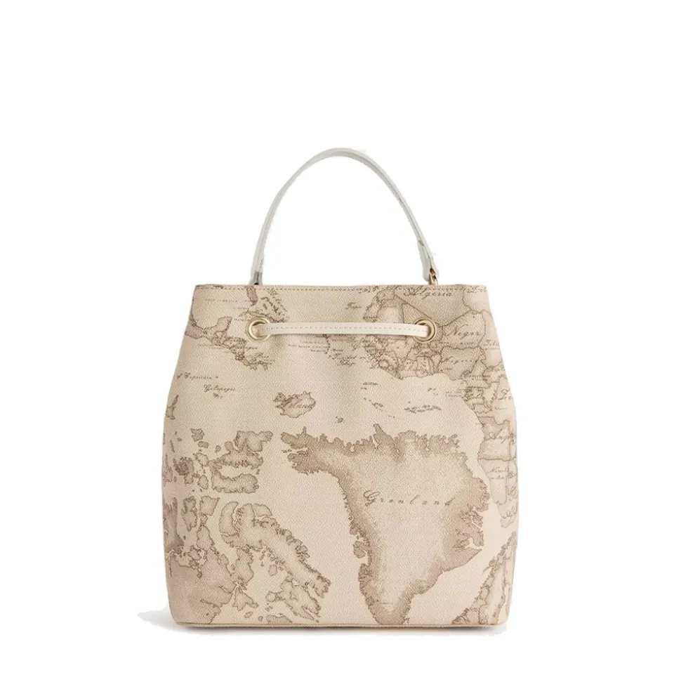 Borsa Secchiello 1A Classe Alviero Martini linea Sand Safari Geo Rafia LC27