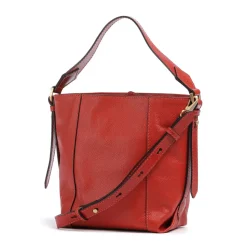 Borsa Secchiello a Mano THE BRIDGE linea Gemma in Pelle Arancio Bruciato