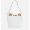 Borsa Sottospalla 1A Classe Alviero Martini linea Geo Mirage in Tessuto Gommato Bianco LC66