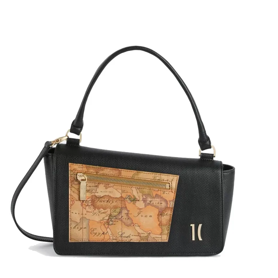 Borsa Sottospalla 1A Classe Alviero Martini linea Geo Pagoda Nera LC73