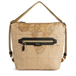 Borsa Sottospalla Doppia Portabilità 1A Classe Alviero Martini linea Social Fusion Geo Classic e Nero LC01