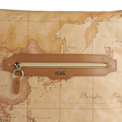 Borsa Sottospalla Doppia Portabilità 1A Classe Alviero Martini linea Social Fusion Geo Classic e Cuoio LC01