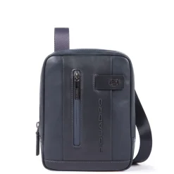 Borsello Piquadro a Tracolla in Pelle Blu con Porta iPad®mini - CA3084UB00 Linea Urban