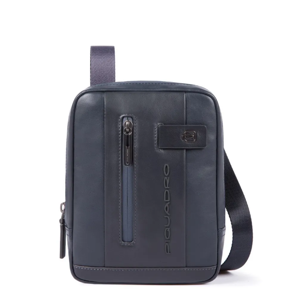 Borsello Piquadro a Tracolla in Pelle Blu con Porta iPad®mini - CA3084UB00 Linea Urban