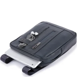 Borsello Piquadro a Tracolla in Pelle Nera con Porta iPad®mini - CA3084UB00 Linea Urban