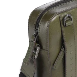 Borsello Small THE BRIDGE linea Giacomo in Pelle Verde Timo