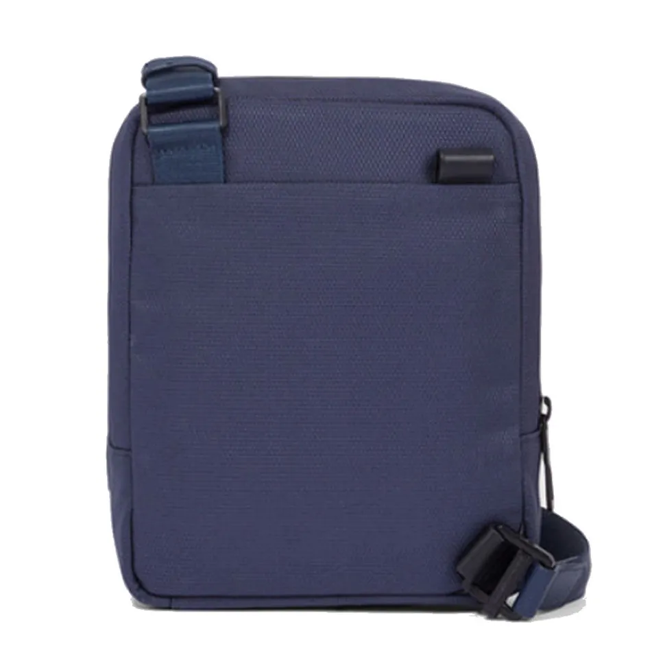 Borsello Uomo PIQUADRO con porta iPadmini in Tessuto Blu Linea FX -CA3084FX