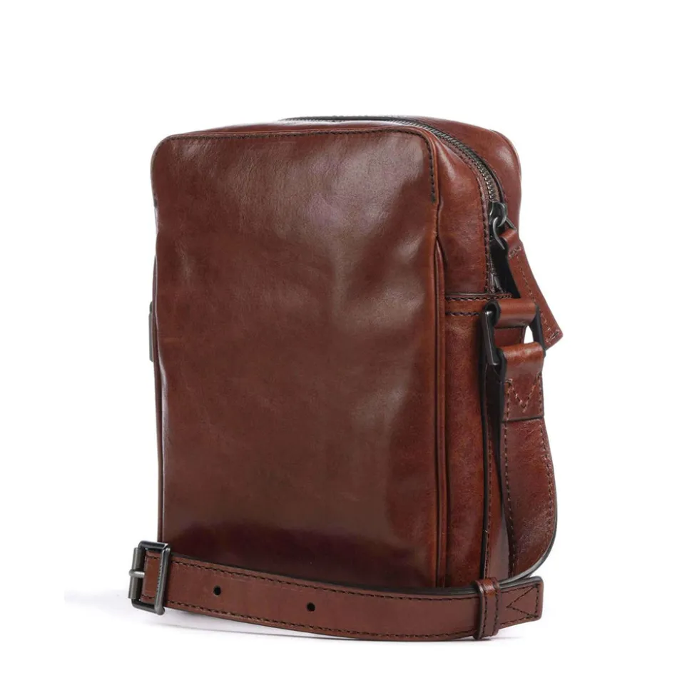 Borsello Uomo THE BRIDGE linea Fabio in Pelle Marrone