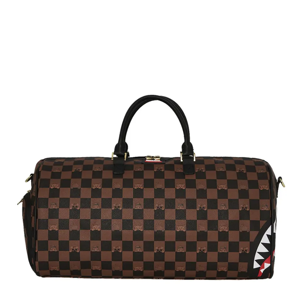 Borsone SPRAYGROUND stampa Peeking Character Check