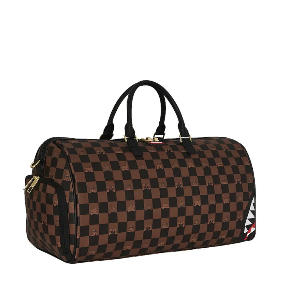 Borsone SPRAYGROUND stampa Peeking Character Check