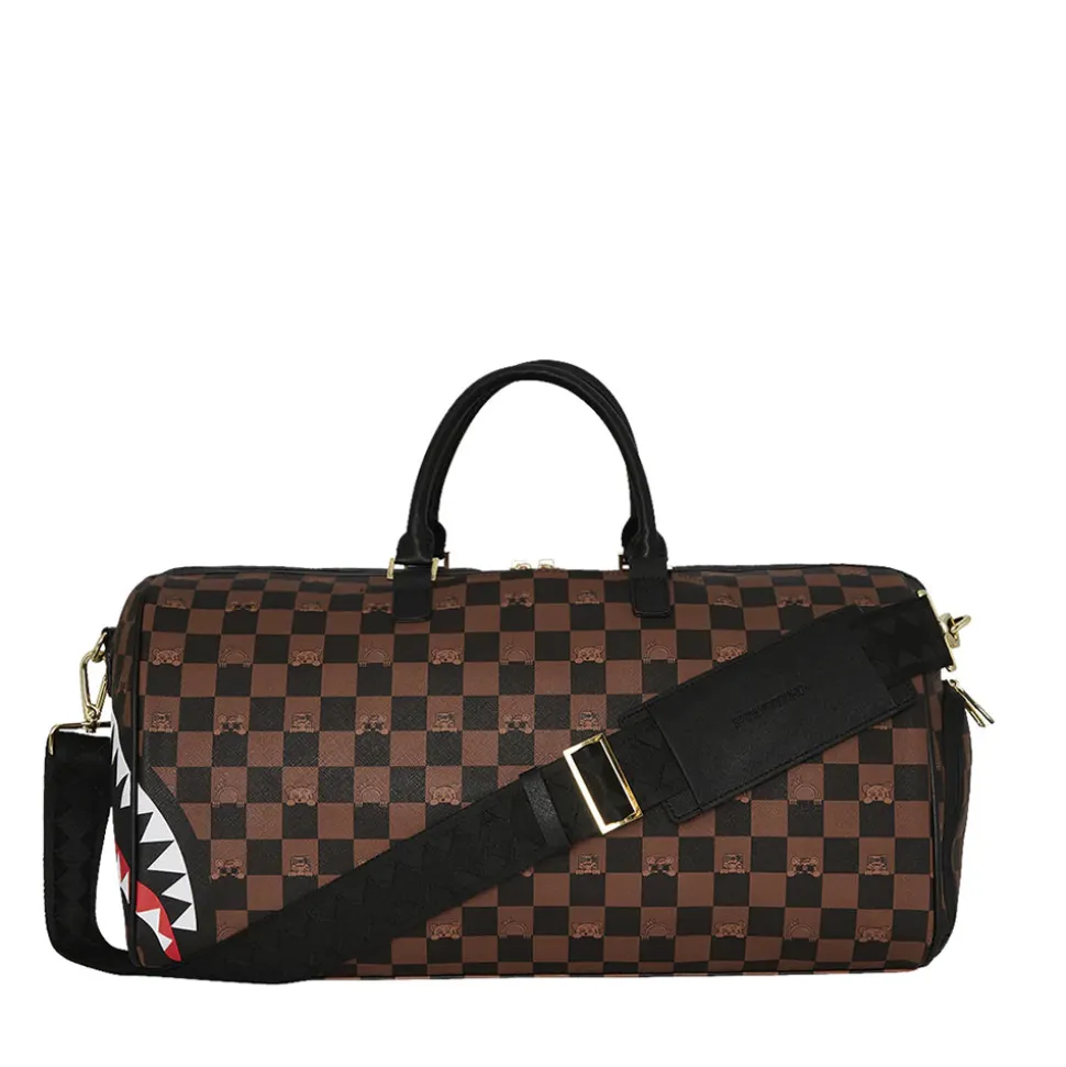 Borsone SPRAYGROUND stampa Peeking Character Check