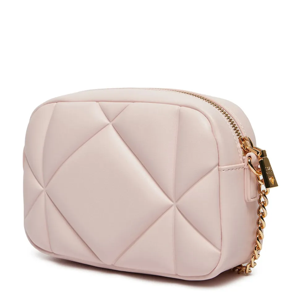 Camera Case Trapuntata LOVE MOSCHINO linea Embossed Rosa Cipria