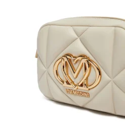 Camera Case Trapuntata LOVE MOSCHINO linea Embossed Avorio