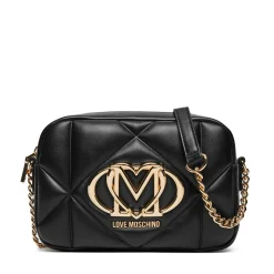 Camera Case Trapuntata LOVE MOSCHINO linea Embossed Nero