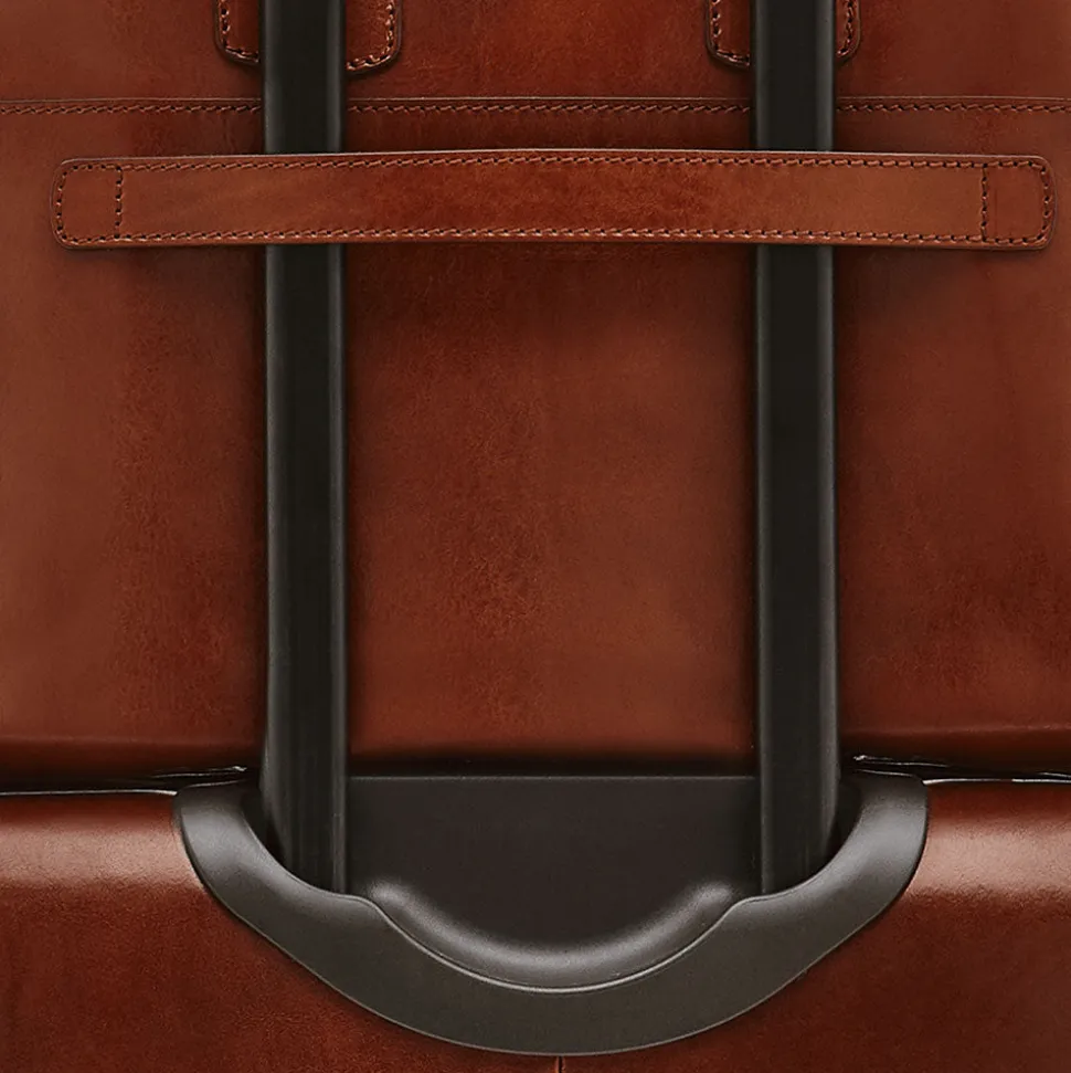 Cartella Due Manici Porta Pc THE BRIDGE in Pelle Marrone linea Story
