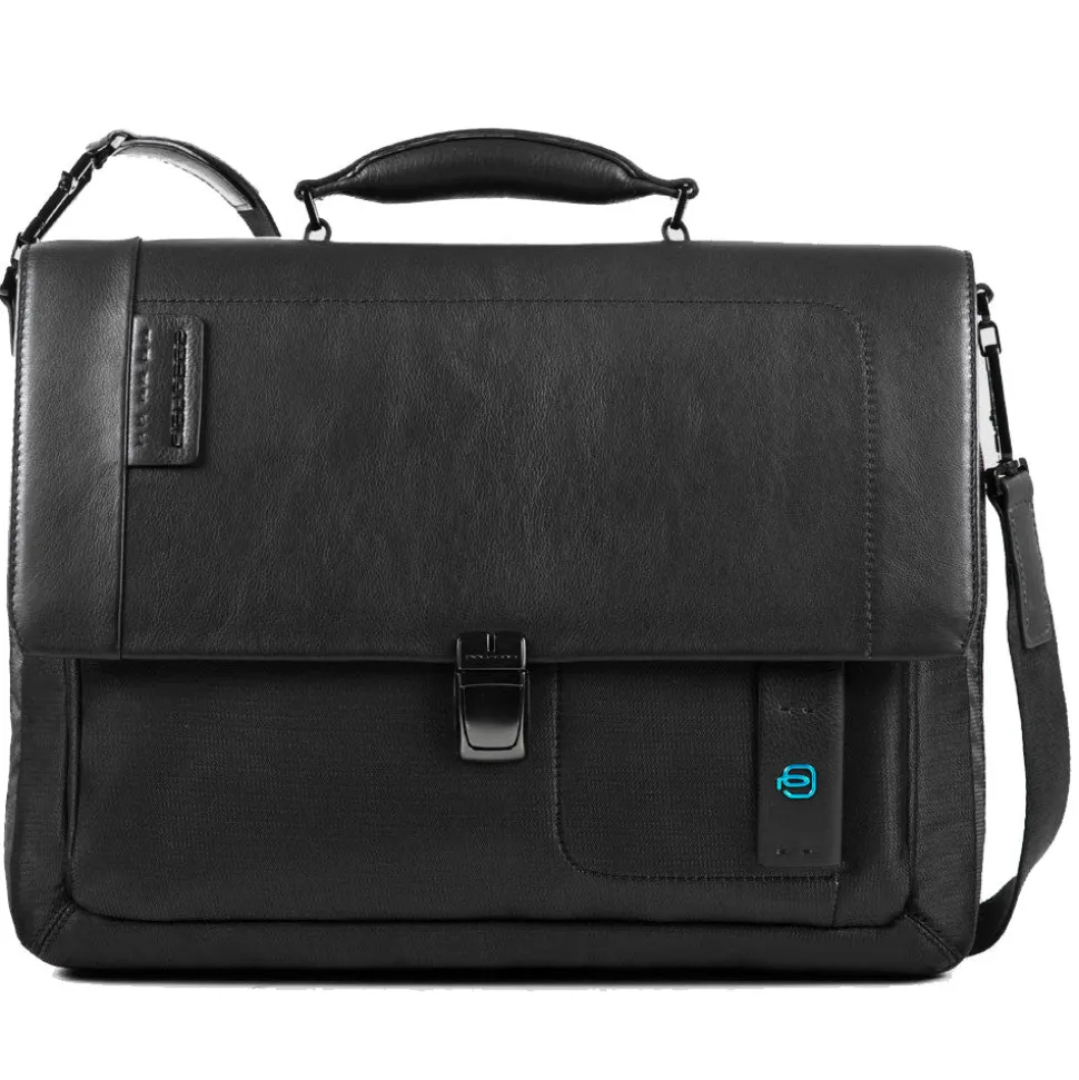 Cartella Espandibile PIQUADRO Porta Pc 15 e iPad - CA3111P16 Nera