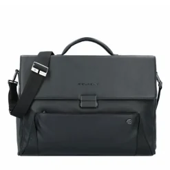 Cartella Porta PC 14" e Tablet PIQUADRO in Pelle Nera Linea Pan - CA4254S94