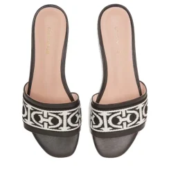 Ciabatta Donna COCCINELLE colore Nero - Ecru