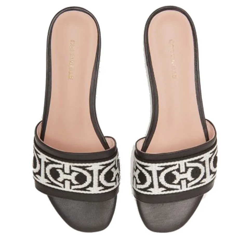 Ciabatta Donna COCCINELLE colore Nero - Ecru