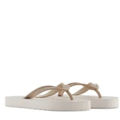 Ciabatte Donna Infradito ARMANI EXCHANGE Colore Off White - Wood Grain