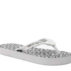 Ciabatte Donna Infradito ARMANI EXCHANGE Colore Optical White - Black