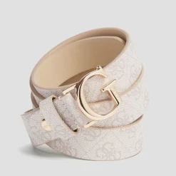Cintura Donna GUESS Colore Bone Logo Linea Noelle - BW7862
