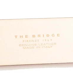 Cintura Uomo 3,5 cm THE BRIDGE in Pelle Scamosciata Marrone 110 cm