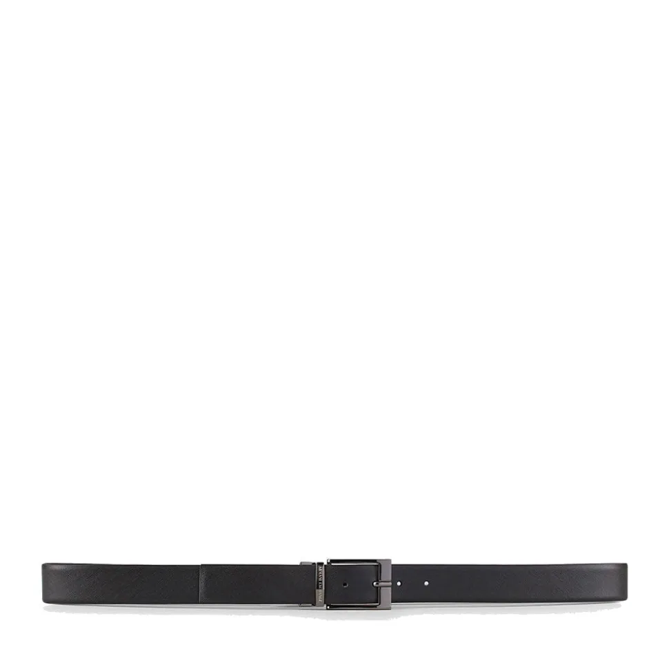 Cintura Uomo in Pelle ARMANI EXCHANGE Colore Black - Dark Brown