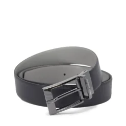 Cintura Uomo in Pelle ARMANI EXCHANGE Colore Navy - Grey