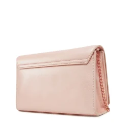 Clutch Donna LOVE MOSCHINO linea Smart Daily Bag Lettering Logo Metallic Powder