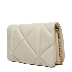 Clutch Trapuntata con Tracolla LOVE MOSCHINO linea Embossed Avorio