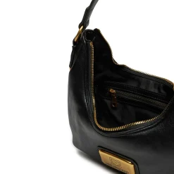 Hobo Bag a Mano LOVE MOSCHINO Nera con Placca Logo