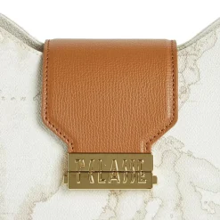 Hobo Bag con Tracolla 1A Classe Alviero Martini linea Gold Touch Geo White LC05