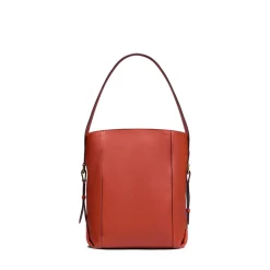 Hobo Bag Donna THE BRIDGE linea Gemma in Pelle Arancio Bruciato