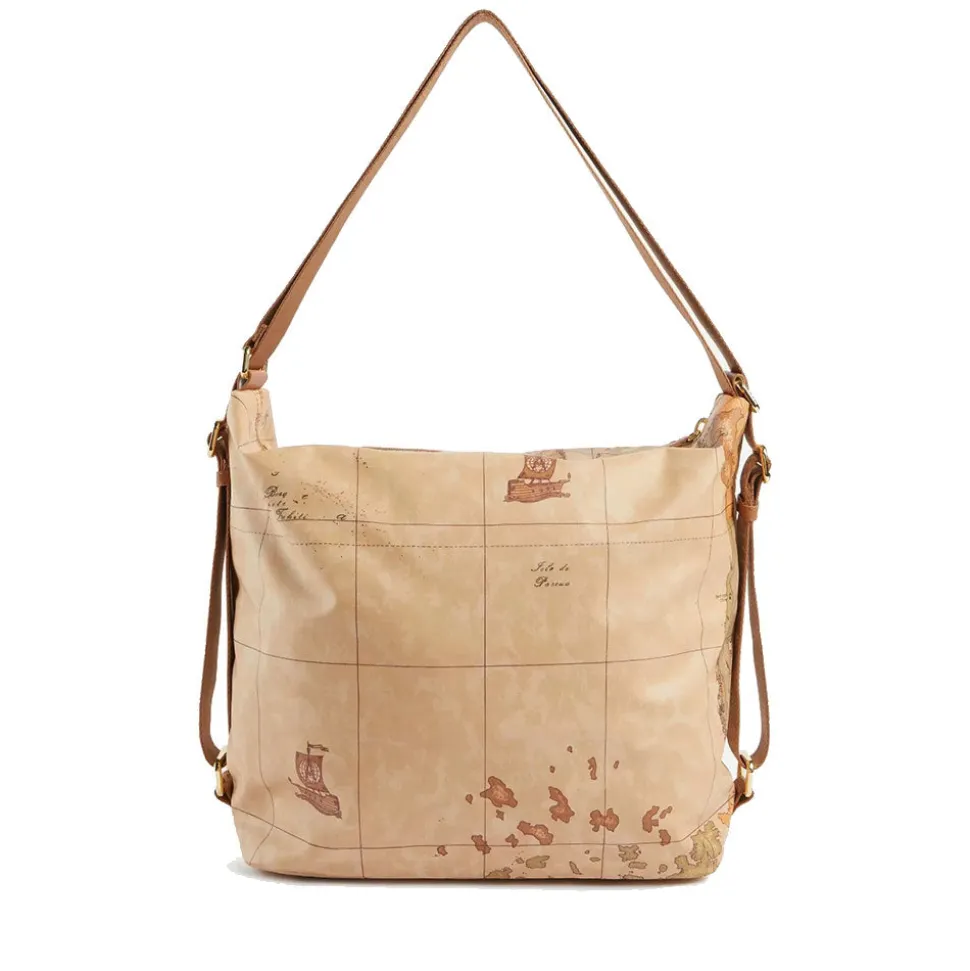Hobo Bag Doppia Portabilità 1A Classe Alviero Martini linea Geo Soft colore Geo Classic S015