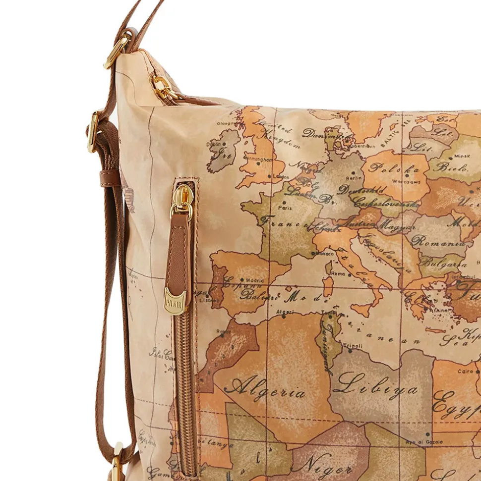 Hobo Bag Doppia Portabilità 1A Classe Alviero Martini linea Geo Soft colore Geo Classic S015