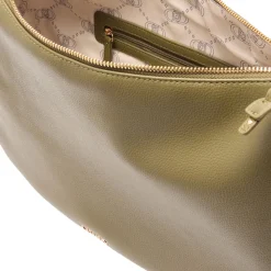 Hobo Bag Large con Tracolla LIU JO Better effetto Bottalato Army Green