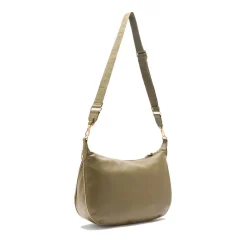 Hobo Bag Large con Tracolla LIU JO Better effetto Bottalato Army Green