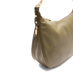 Hobo Bag Large con Tracolla LIU JO Better effetto Bottalato Army Green