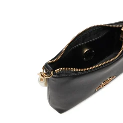 Hobo Bag Small LOVE MOSCHINO linea Pearls Nera