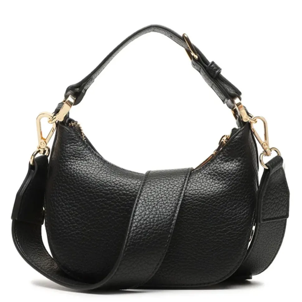 Hobo Bag Small LOVE MOSCHINO linea Giant Logo colore Nero