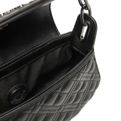 Hobo Bag Trapuntata LOVE MOSCHINO linea Lettering Logo colore Nero con Logo Canna di Fucile