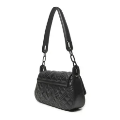 Hobo Bag Trapuntata LOVE MOSCHINO linea Lettering Logo colore Nero con Logo Canna di Fucile