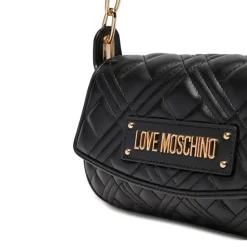 Hobo Bag Trapuntata LOVE MOSCHINO linea Lettering Logo colore Nero
