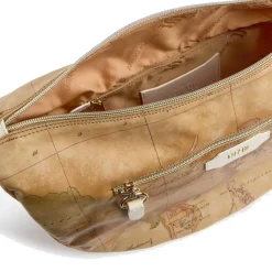 Mezzaluna Grande a Tracolla 1A Classe Alviero Martini linea Social Fusion Geo Classic e Avorio LB99