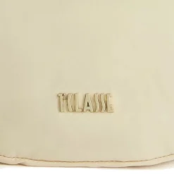 Mezzaluna Piccola a Tracolla 1A Classe Alviero Martini linea Nylon Eco Vibe Avorio GZ67