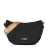 Mezzaluna Piccola a Tracolla 1A Classe Alviero Martini linea Nylon Eco Vibe Nero GZ67